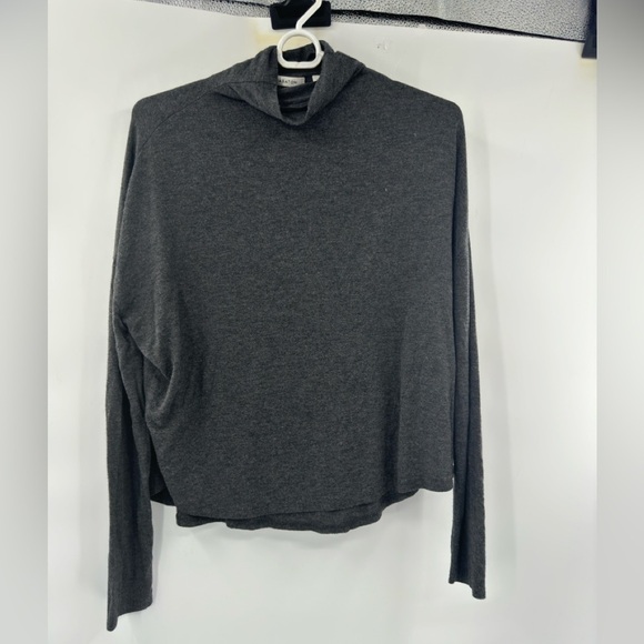 Aritzia Babaton grey turtleneck sweater top size S - Picture 6 of 7
